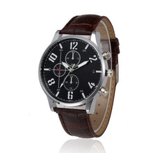 2017 Luxury Brand Mens Watches Leather Men's Quartz Clock Man Casual Wrist Watch Relogio Masculino horloges mannen #515 - watchkarter
