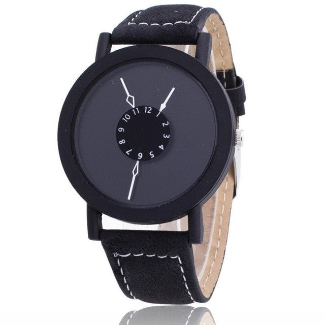 Relojs 2017 Fashion Women Clock Faux Leather Strap Quartz watch women's wristwatches Hours Montre Femme - watchkarter