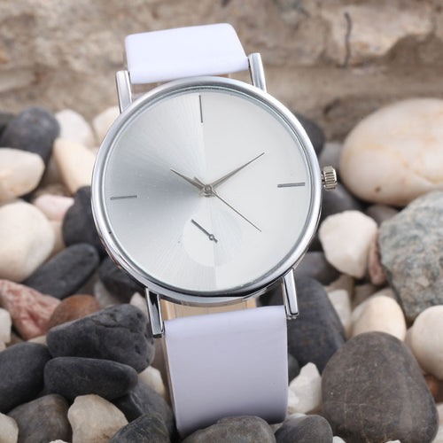 Simply Desgin 2017 Women's Watches PU Leather Strap Analog Quartz Wrist Watch For Women relogios feminino - watchkarter
