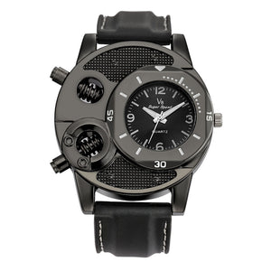 1PCS Fashion Men's Thin Silica Gel Students Sports Quartz Watch - watchkarter