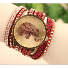 Watch Women Luxury Fashion Elephant Boho Bracelet Women Dress Watches Ladies Quartz Wrist watches montre femme - watchkarter