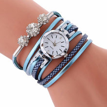Watch Women 2017 Luxury Fashion Crystal Rhinestone Bracelet Women Dress Watches Ladies Quartz Wristwatches Montre Femme #919 - watchkarter