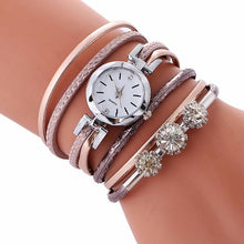 Watch Women 2017 Luxury Fashion Crystal Rhinestone Bracelet Women Dress Watches Ladies Quartz Wristwatches Montre Femme #919 - watchkarter