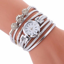 Watch Women 2017 Luxury Fashion Crystal Rhinestone Bracelet Women Dress Watches Ladies Quartz Wristwatches Montre Femme #919 - watchkarter