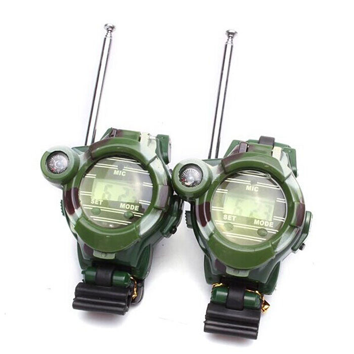 2PCS Children Toy Walkie Talkie Child Watches Interphone Outdoor - watchkarter